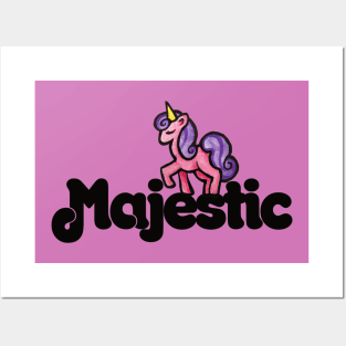 Majestic Unicorn Posters and Art